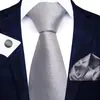 Gravata Paisley Masculina para Negócios e Casamento, Gravata Jacquard Xadrez Amarrada à Mão, Terno Masculino de Alto Padrão