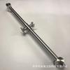 Barra de Ducha Ajustable Dorada Cepillada Tubería de Agua Gris Gunmetal Soporte de Ducha Barra de Ducha Cuadrada Negra Estante Deslizante Soporte de Mano 304