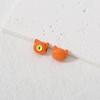 Monstruo Oreja de Gato Ojo de Gato Perforado Cuentas Aleación DIY Cadena para Teléfono Collar Color Dopamina Accesorio