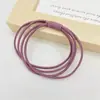Goma elástica de alta elasticidad para el pelo, accesorio básico simple y versátil para coletas y moños, no daña el cabello, cuerda elástica para el pelo para mujeres