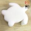 Esponja absorbente de aceite de tortuga de alta densidad, limpieza de orificios finos, blanca, tipo animal, filtro de chorro abrasivo, algodón