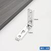 Conector de muebles con soporte fijo de ángulo recto de 90 grados engrosado de acero inoxidable, placa laminar, placa plana, fijador de hierro angular