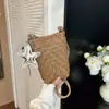 Bolso de teléfono tejido de diseño de nicho versátil 2026 transfronterizo para el trabajo, bolso de hombro/cruzado moderno y simple