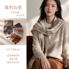 Bufanda de cachemira sintética para mujer, nuevo estilo otoño e invierno 2026, engrosada y cálida, con flecos, patrón de cuadros clásico, chal elegante y con estilo