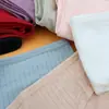 Procesamiento y Personalización de Ropa Interior de Algodón Puro de 40 Hilos para Mujer, Bragas de Talle Medio para Mujer Talla Grande, Ropa Interior Transpirable de Color Puro Transfronteriza