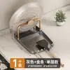 Suporte para Tampas de Panela, Suporte para Colocação de Tábuas de Corte, Suporte de Bancada para Tábuas de Corte, Porta-Espátulas de Cozinha, Rack de Armazenamento, Suporte para Tábuas de Corte, Porta-Tampas de Panela