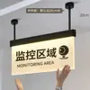 Colgante de pasillo de centro comercial No Fumar Precaución Piso Mojado Recordatorio Cálido Acrílico Luminoso Personalizado