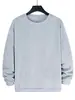 Sudadera de Color Caramelo, Corte Holgado, Color Sólido, Adecuada para Primavera, Otoño e Invierno, Unisex, Felpa Larga y Gruesa, Top Multifuncional, Camiseta Deportiva