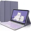 Funda de Cuero con Teclado Táctil Retroiluminado para Samsung Galaxy Tab A9Plus A9+X210/X216/X218