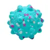 Juguete Súper Elástico ETPU para Masticar Perros - Bola de Palomitas de Maíz para Limpieza Dental, Bola Flotante No Tóxica para Masticar Mascotas con Protuberancias Masajeadoras