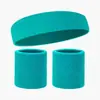 Toalha Faixa de Cabeça Esportiva Bola de Basquete Pulseira de Pulso Venda por Atacado Protetor de Pulso Absorvente de Suor Corrida Futebol Yoga Faixa de Cabeça Pulseira de Pulso