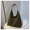 Bolso Cruzado Estilo Coreano Bolso de Gamuza Nuevo para Mujer Versátil Transfronterizo Bolso de Hombro Retro Gran Capacidad Bolso Tote para Viajar