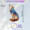 Adornos Colgantes Creativos Sol Pequeño Decoración para el Hogar Atrapador de Animales Plano Amazon Colgantes Decorativos Acrílico Varios Diseños de Osos