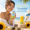 Protector Solar en Barra Amarillo-Azul Transfronterizo 12g, Aplicación Sin Rastro, Impermeable Protección Uva/Uvb Protector Solar Spf50+, Procesamiento Personalizado