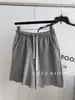 85% Algodón Retro Cintura Alta Deportivos de Felpa Pantalones Cortos Mujer Casual Sueltos Borde Crudo Pantalones Calientes Correr Pantalones Medios Verano 2025