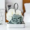 Bolas de Baño Grandes al por Mayor Artefacto Suave para Frotar la Espalda del Baño Suministros Flor de Baño Red de Espuma Bola de Baño Bicolor Empalmada