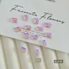 Pedras de Strass Retangulares Octogonais para Nail Art Brilhantes da Moda Quadrados de Mahjong 6*8 Strass de Fundo Plano Azul Lago Branco Acessórios de Nail Art