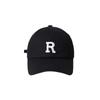 Gorra de béisbol para niños, primavera y otoño de 2023, nueva gorra de béisbol negra con protector solar para verano, gorra con letras R para hombre.