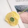 Tulipán Rosa Degradado Flores Artificiales Tejidas con Hilo Ramo Girasol Día de la Madre Día de San Valentín Flores Artificiales Crochetadas