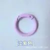 Anel de Mola Pintado Colorido Liga Fivela de Mola Aberta Gancho de Pendurar Portátil Anel Circular Chaveiro Anti-Perda para Fones de Ouvido