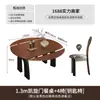 Mesa de Comedor Plegable de Madera Maciza Estilo Vintage, Convertible en Mesa Redonda, Adecuada para Hogares Pequeños, Nuevo Modelo 2025, Mesa Redonda Extensible Estilo Americano