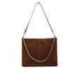 Bolsa de ombro fosca simples de alta qualidade para axila, nova bolsa feminina de outono 2023, bolsa mensageiro de grande capacidade da moda