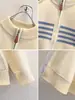 1575 Suéter Cardigan para Niños Primavera, Otoño e Invierno Nuevo de Moda Genial Cardigan de Punto para Niños Atuendo de Invierno Elegante Chaqueta con Cremallera para Bebé