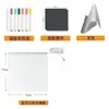 Quadro de Escrita Luminoso DIY para Crianças, Quadro de Desenho Luminoso para Crianças, Quadro de Escrita Luminoso Colorido Fácil de Apagar, Presente para o Dia das Crianças