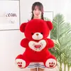 Boneca de Pelúcia Ursinho Cuddy Boneca Urso Luminosa Presente para Dormir de Crianças Ursinho de Pelúcia Boneca de Pano Atacado Transfronteiriço