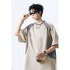 Verano 2025 Nuevo Empalme de Colores Fuertes Manga Corta para Hombre Estilo Americano Marca de Moda Costuras Color en Contraste Suelta Casual Camiseta de Media Manga para Hombre