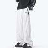 Calça de Moletom Bordada Casual Masculina Outono Inverno Estilo Preguiçoso Solta Tamanho Grande Reta Estilo Americano Marca de Moda Calça Esportiva Casual