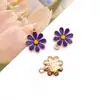 1 pingando pequeno daisy liga pingente acessórios girassol diy chaveiro brincos colar pingente