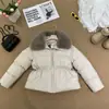 2026 Diseño estilo coreano invierno nuevo cuello de pelo cintura ceñida ajustado temperamento chaqueta corta acolchada de algodón abrigo versátil moda para mujer
