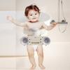 Soporte Plegable para Baño de Niños Montado en Pared Sin Taladro Estante para Regalo de Baby Shower Clip de Fijación con Ventosa para Bebé