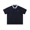 Polo de manga corta de dos piezas falsas con empalme de cuadros, camiseta de verano para mujer, estilo preppy retro americano, casual, holgada