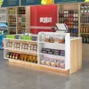 Mostrador de Caja de Supermercado, Recepción de Tienda de Conveniencia, Barra de Almacenamiento de Múltiples Niveles, Mostrador Pequeño de Papelería, Mostrador de Recepción de Esquina