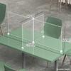 Divisória de Mesa de Jantar Mesa de Cantina Placa de Isolamento Anti-Gota Estudante Plástico Transparente Placa de Divisória para Comer