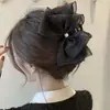 Accesorios Pequeños para el Cabello con Moño de Gasa, Pedrería, Pinza de Burbuja, Pinza de Tiburón, Elegantes y Versátiles para Mujeres