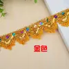 Borda de Renda Elástica, Faixa Elástica de Renda Franzida, Acessórios DIY para Vestidos, Lingerie, Acessórios de Vestuário, Preto e Branco