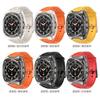 Correa para Samsung Watch Adecuada para Deportes Correa de Silicona Lambo Richard Modificada Transparente Integrada Pulsera de 47mm