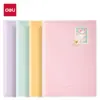 Deli Papelería Funda de Goma Pequeña Fresca y Simple Libreta para Estudiantes Funda de Goma Eva 72 Hojas Libreta Engrosada Venta al por Mayor