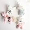 Novo Tecido de Desenho Animado Boneca Pônei Broche Decoração de Sapato Roupa Chapéu Bolsa Pingente Chaveiro Acessórios Feitos à Mão