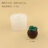 Mini Forma de Bolo de Frutas Ferramenta de Assar Chocolate Silicone de Grau Alimentício Vela Molde Pequeno Nariz Squishy