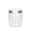 9 * 11Pet Frasco de plástico transparente Frasco de embalagem de tampa de grão de madeira selado Frasco de frutas secas Frasco de boca de chá