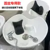Almofada de Travesseiro para Cama de Shampoo de Barbearia, Travesseiro Plano Espesso para Cama de Massagem Tailandesa, Travesseiro de Cabeça para Cama de Terapia, Acessórios de Almofada de Esponja
