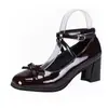 Zapatos estilo Mary Jane para niña con detalle de lazo, colección primavera/verano 2026 para mujer, con correas cruzadas, un tacón grueso y un diseño estilo ballet