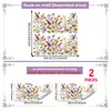 Suministro Exclusivo Transfronterizo de Pegatinas Electrostáticas Florales de Primavera Personalizadas para Decoración de Vidrio de Ventana, Pegatinas Electrostáticas de Vidrio Visibles por Ambos Lados