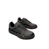 Zapatillas Deportivas de Cuero Genuino Color Sólido de Lujo Ligero Transfronterizas, Parte Superior Multimaterial DSL con Ribete de Color Contrastante, Zapatillas con Cordones y Suela Gruesa Antideslizante