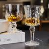 Copa Alta de Champán Repujada Mariposa Diamante Flor Copa de Vino Blanco Copa de Coñac Venta al por Mayor Europea Vino Tinto Burbuja Copa Pequeña de Vino
