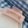 Pinza de Garra para Pelo Simple Estilo Coreano Cuadrada Mediana para la Parte Posterior de la Cabeza para Cabello Fino Pinza de Tiburón Pinza para Flequillo Pinza para el Cabello para Mujeres